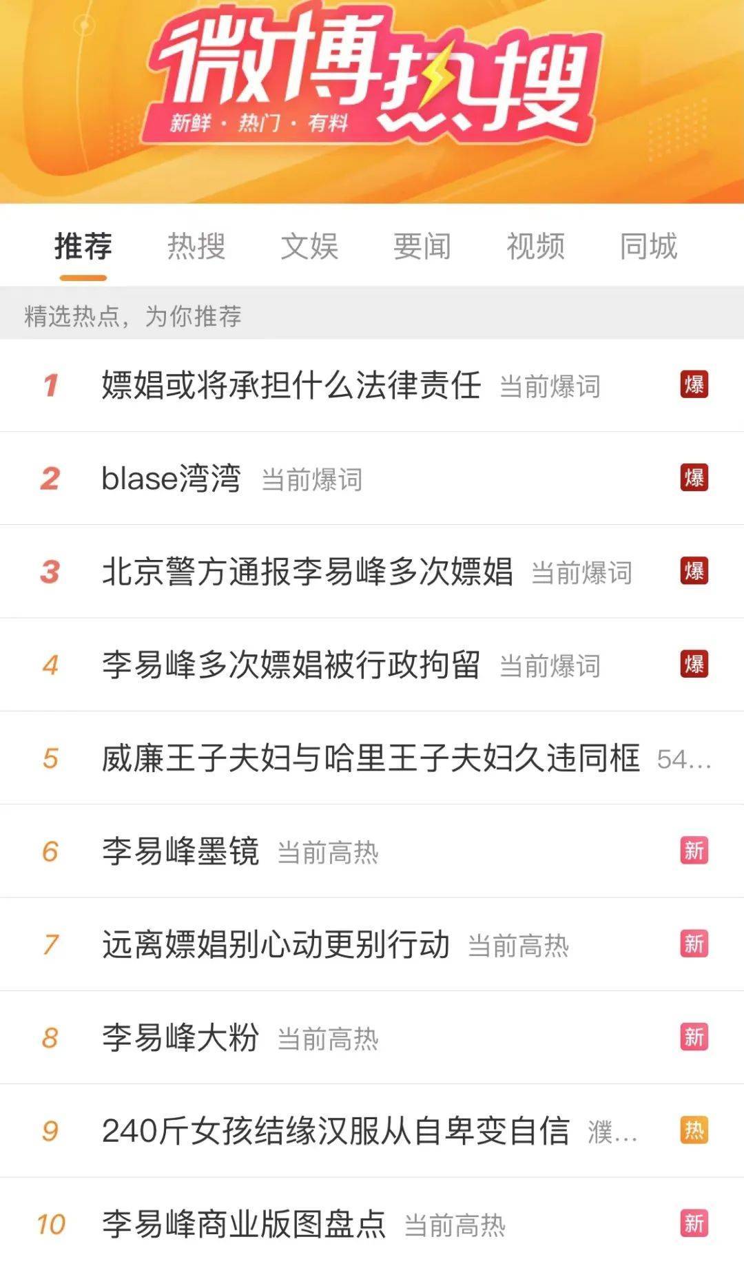 李易峰嫖娼事件_李易峰事件51吃瓜,_李易峰人设崩塌分析